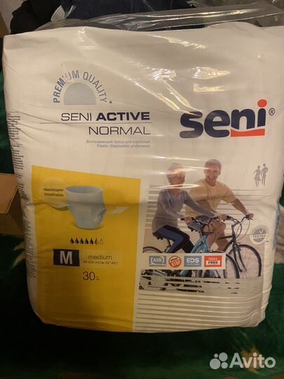 Seni active normal трусы размер М, 30 шт