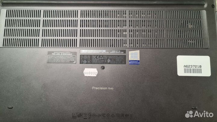 Ноутбук Dell Precision 7540 i7 64GB DDR4 512GB SSD