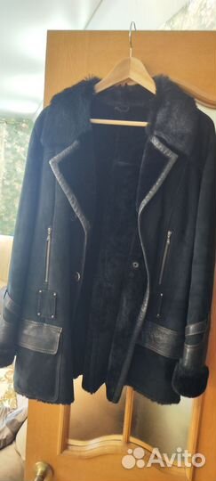 Дубленка натуральная женская 46 48 авиатор