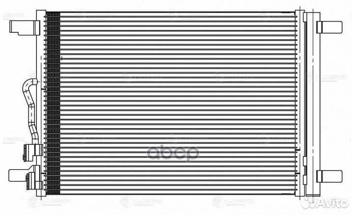 Радиатор кондиц. для а/м Skoda Octavia (13) / (2