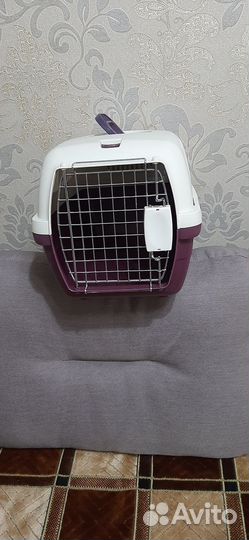 Переноска для кошек пластиковая