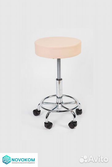 Табурет для лаборатории нс-8004 кремовый
