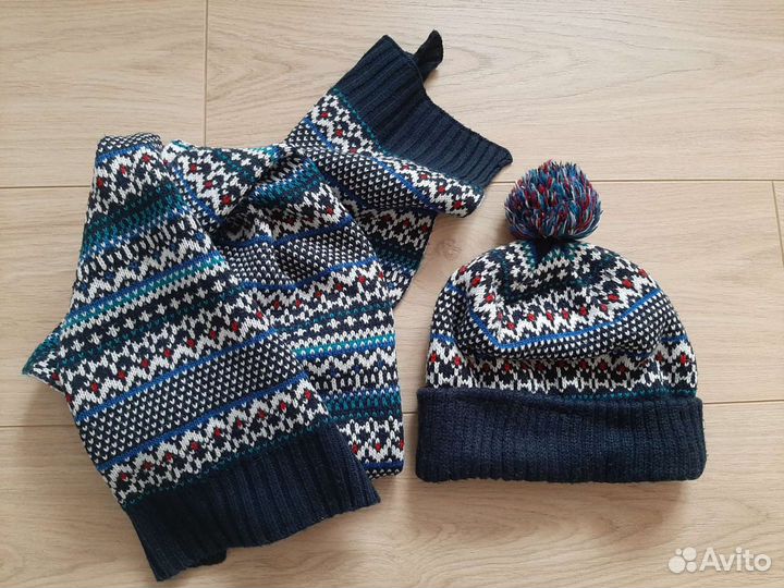 Комплект шапка и шарф