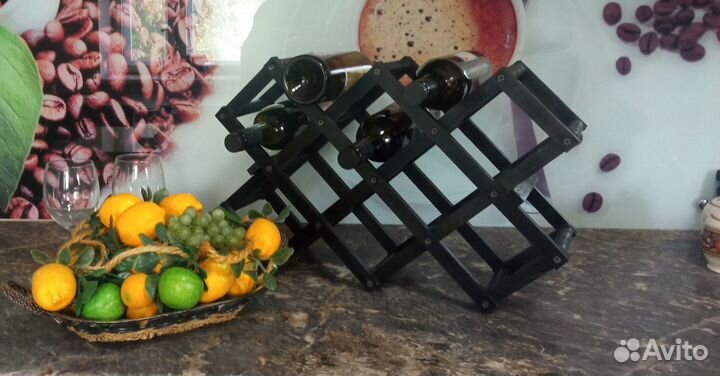 Подставка для бутылок складная универсальная