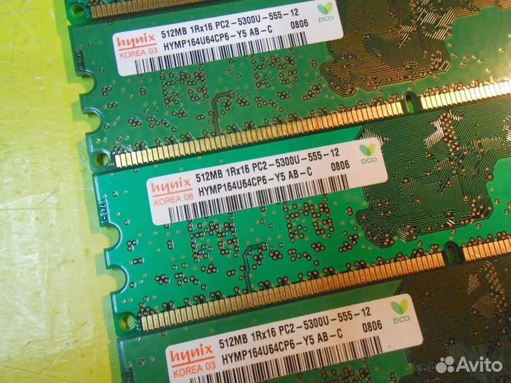 Модули оперативная память RAM DDR и DDR2