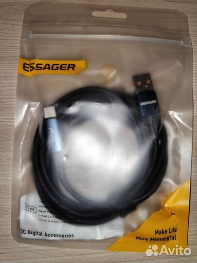 Кабель USB - Type-C в оплëтке