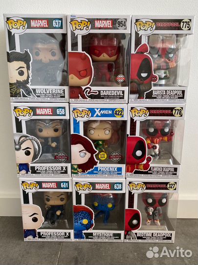 Funko POP Daredevil / Deadpool / Carnage/ Falcon