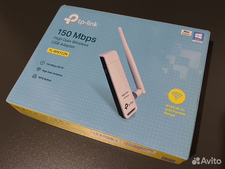 Wi-Fi адаптер TP-link TL-WN722N