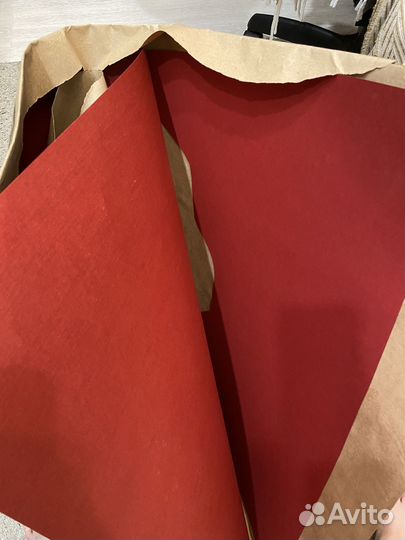 Картон красный дизайнерский