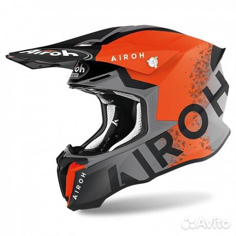 Мотошлем Airoh Twist 2.0, Bitt Orange Matt L
