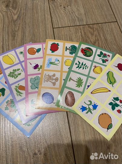 Детское деревянное лото