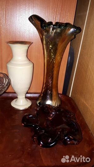 Вазы стекло винтаж
