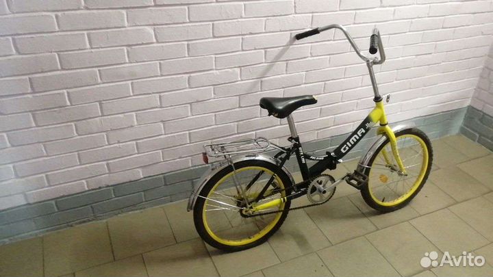 Велосипед складной трёхколёсный бу