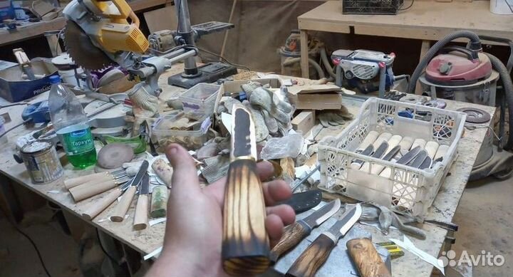 Нож кованый ручной работы