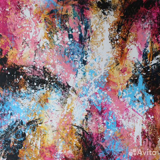 Картина акрилом на холсте