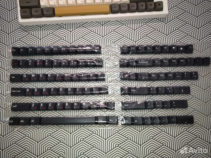 Кейкапы черные