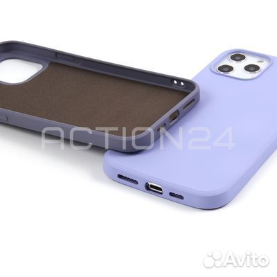 Чехол на iPhone 12 Pro Max Silicone Case (красный)