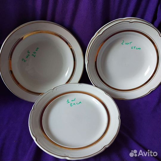Тарелки СССР зик Дулево Вербилки