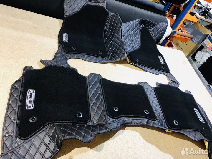 Автоковрики 3D, экокожа. Индивидуальный пошив