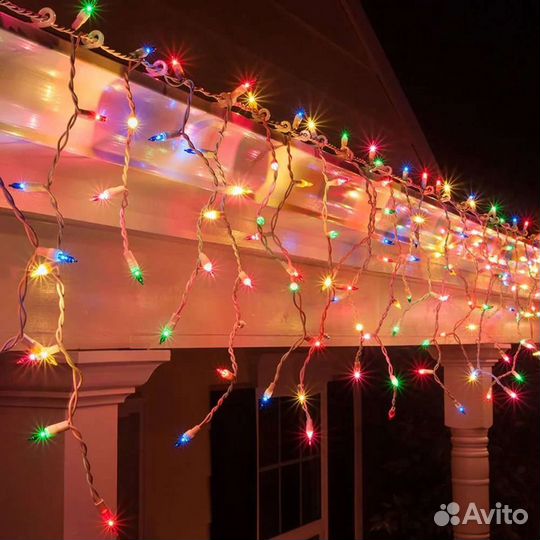 Бахрома гирлянда уличная 6 и 12 метров