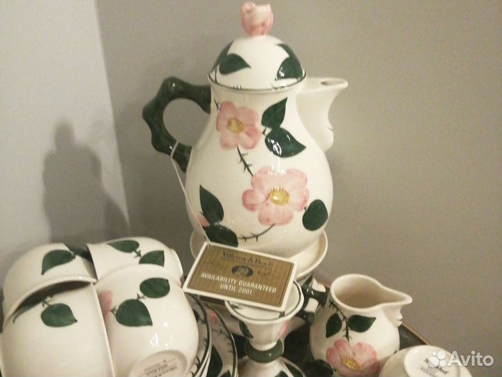 Сервиз чайный на 6 персон Дикая роза Виллерой Бох