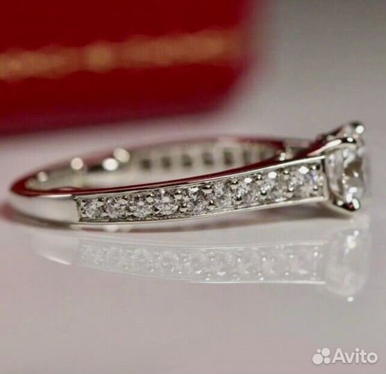 Кольцо Cartier solitaire