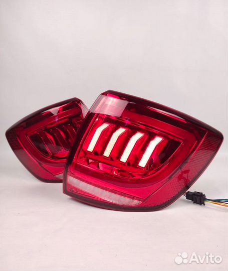Фонари на Лада Гранта Мустанг красные тюнинг