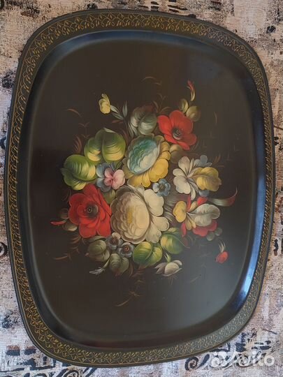 Поднос металлический СССР