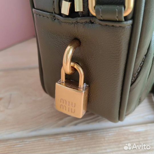 Сумки miu miu arcadie matelasse nappa leather bag