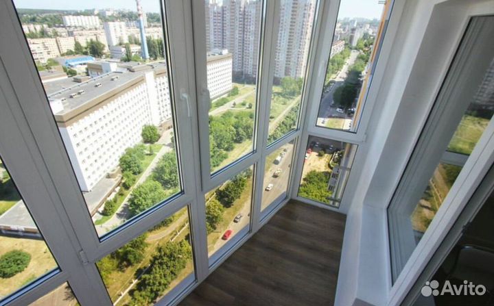 Остекление балконов и лоджий в рассрочку L3342