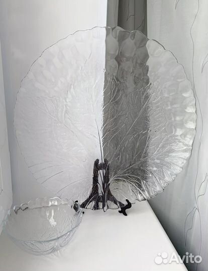 2 в 1 Сервировочный Набор Блюдо и Салатник