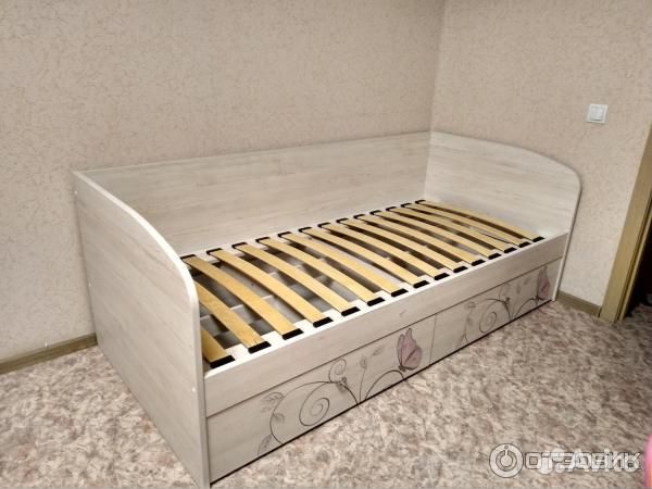 Кровать детская Леди-5 с ящиками