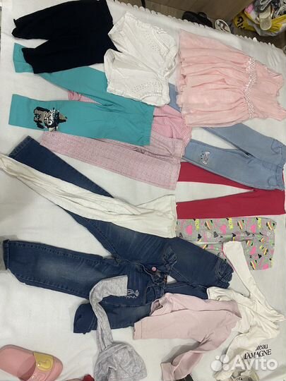 Три больших пакета одежды и обуви на 5-7 лет