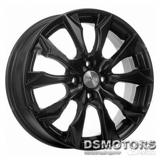 Диски Нагоя 6/16 4x100 ET45 d60.1 чёрный бархат