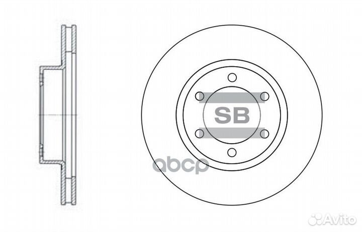 Диск тормозной передний D338 4351260151 435126