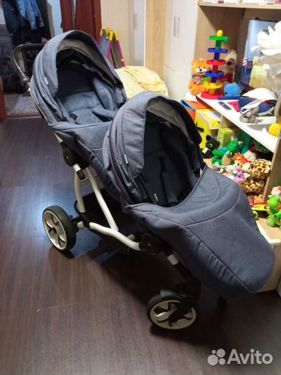 Коляска для двойни 2 в 1