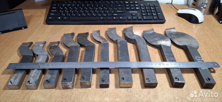 Резцы петушковые отрезные обратные