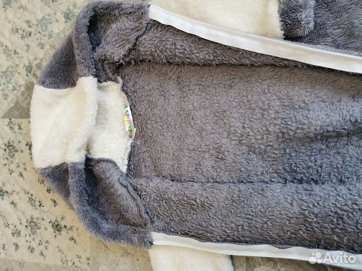 Плюшевый комбинезон 68 р