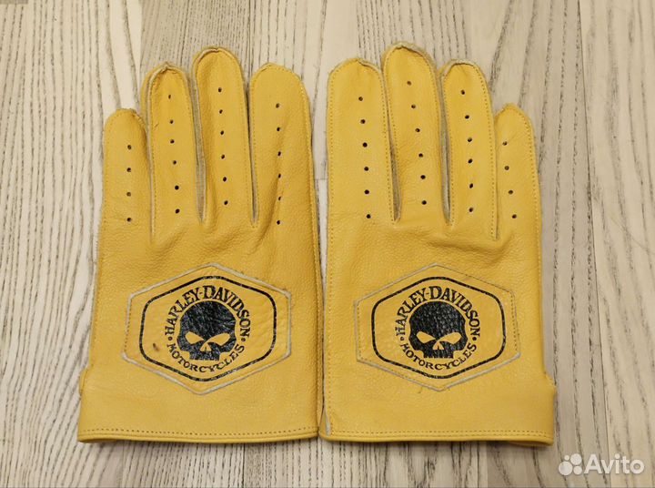 Мотоперчатки кожаные