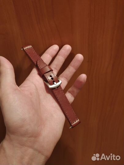Ремешок для часов из натуральной кожи 18 мм