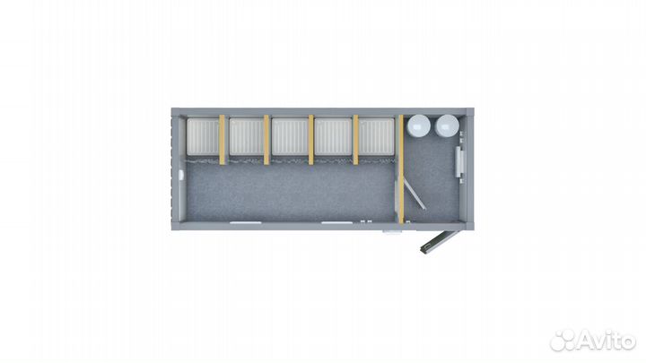 Аренда душевой бытовки для строителей