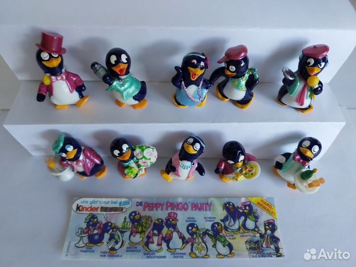 Пингвины барные киндер сюрприз