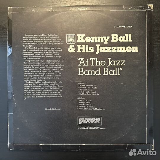 Kenny Ball & His Jazzmen–AT The Jazz Band Ball