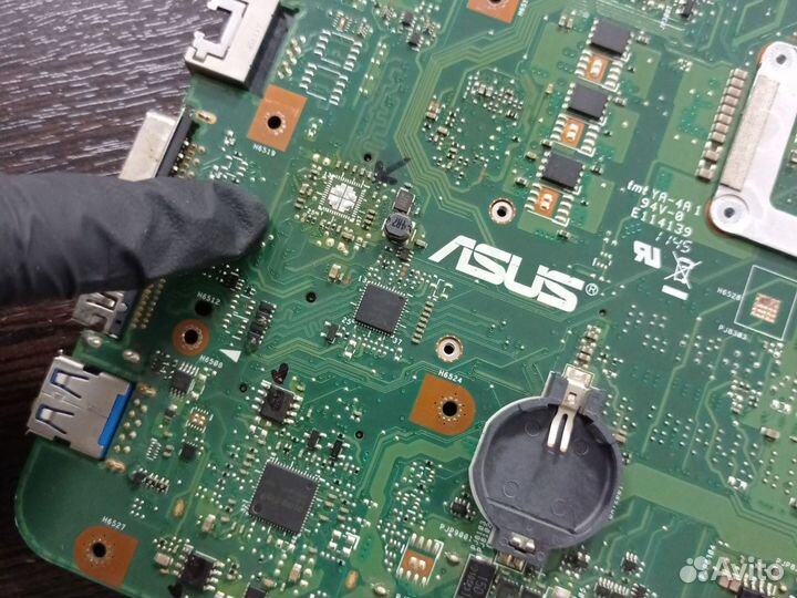 Материнская плата asus K53S неисправная донор