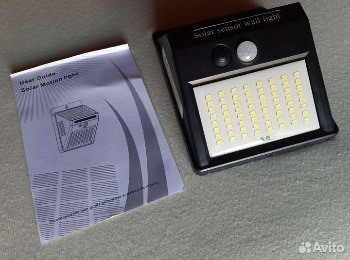 Светодиодный светильник на солнечных батареях