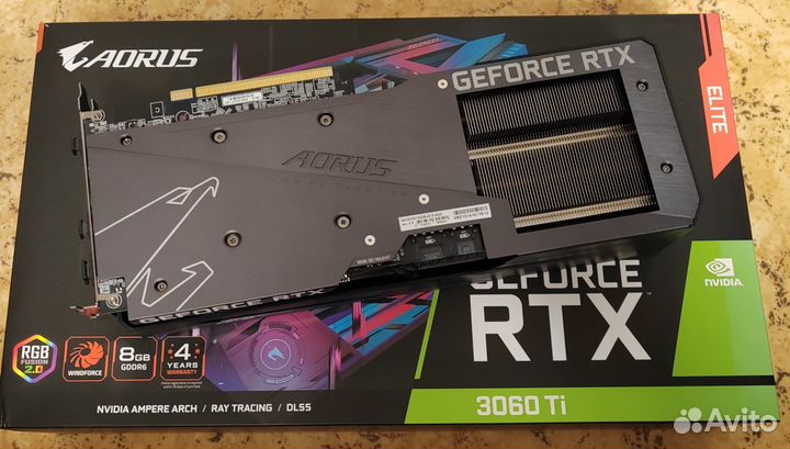 Aorus GeForce RTX 3060 Ti Elite 8G (Samsung)