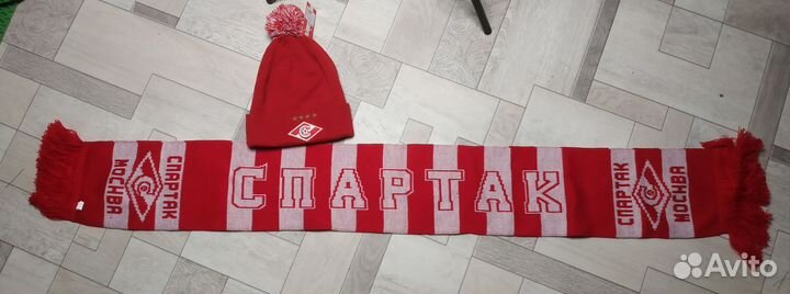 Шапка+шарф Спартак
