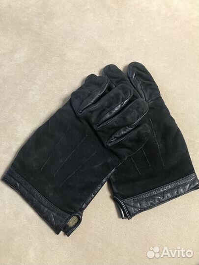 Перчатки замшевые, мужские