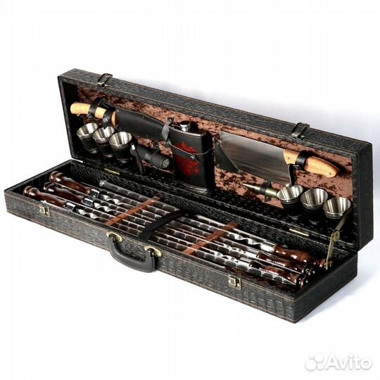 Наборы шампуров в кейсах