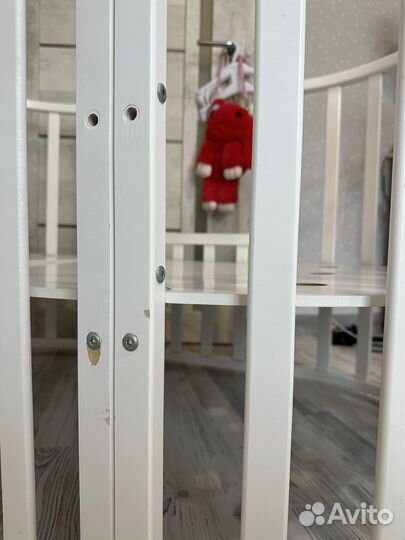 Детская кровать трансформер круглая